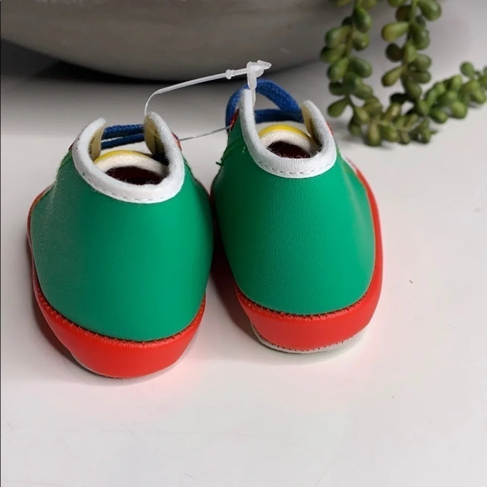 New Gold Bug Color Block Infant 1 lace up sneaker multicolor shoes